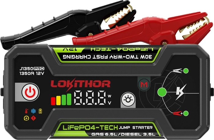 Booster rozruchowy LOKITHOR J1350 Pro 25,6 Wh