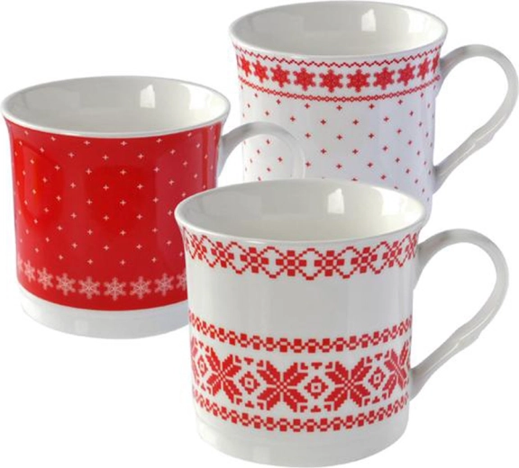 Porcelanowy kubek z norweskim wzorem 290 ml TORO