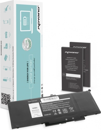Movano bateria do Dell Latitude 7290, 7390 i 7490 (5800 mAh, 44 Wh)