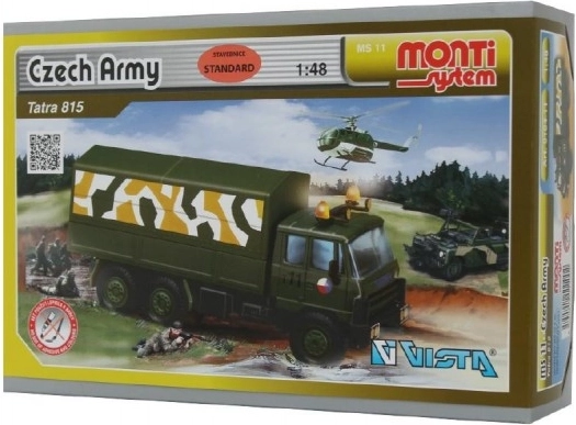 Klocki Monti System MS 11 Czech Army Tatra 815 1:48 w pudełku 22x15x6 cm