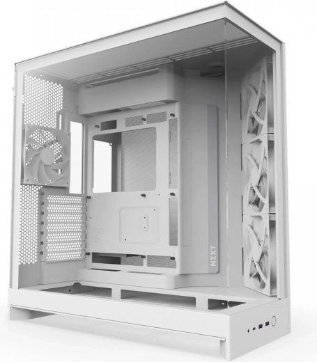 NZXT H9 Flow biała obudowa mid-tower z panoramicznym szkłem