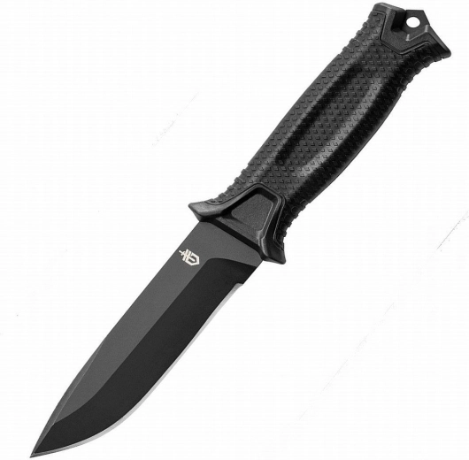 Gerber StrongArm – nóż outdoorowy, czarny, gładkie ostrze
