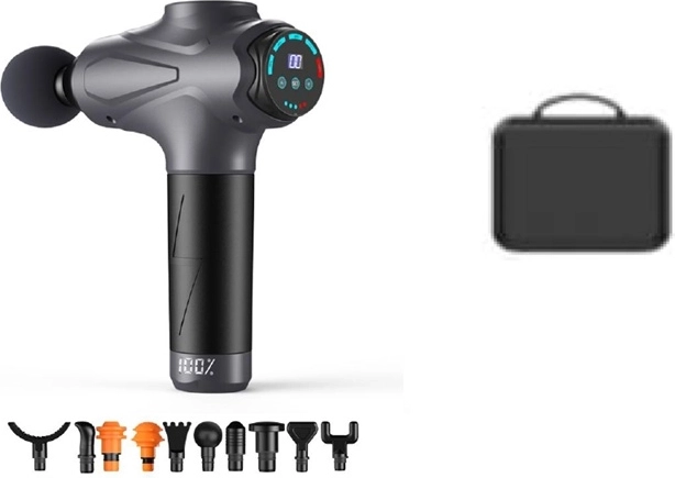 pistolet do masażu BodyBeat Flex średni – 13 nasadek