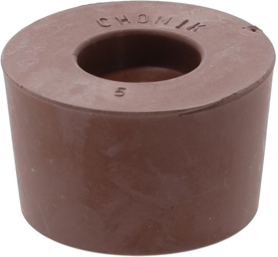 Gumowy korek z otworem na rurkę fermentacyjną 54 l