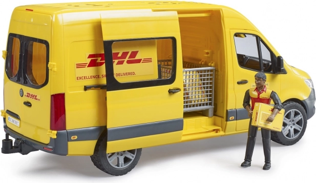 Bruder furgonetka Mercedes-Benz Sprinter DHL z kierowcą i akcesoriami