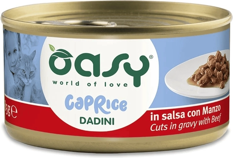 Oasy Caprice Cuts w sosie z wołowiną 85 g