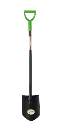 Ostra łopata ogrodowa z mocnym stalowym trzonkiem 120 cm