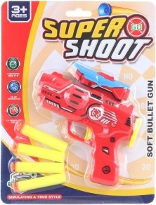 Pistolet na piankowe naboje dla dzieci