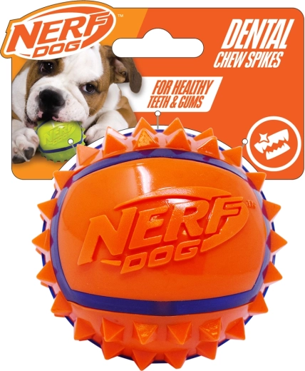 Nerf Dog kolczasta piłka dla psów 9 cm