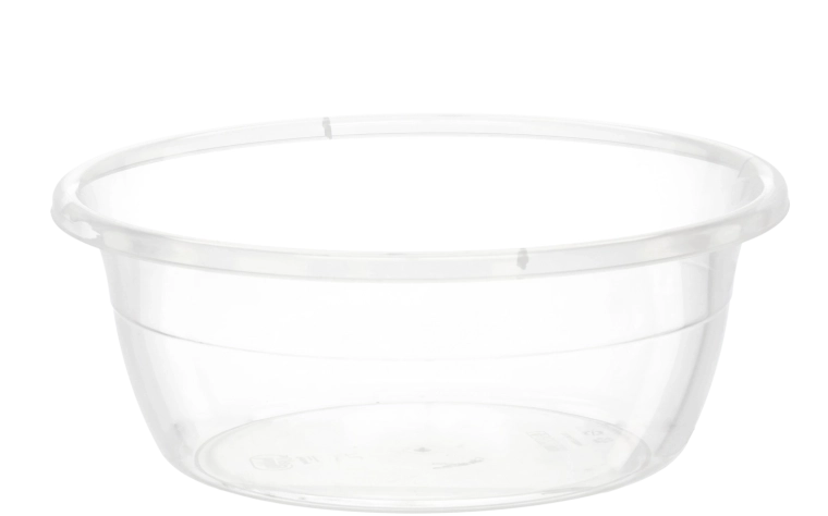 Przezroczysta okrągła miska 7 l z polipropylenu