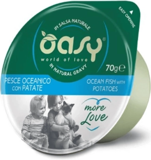 Oasy More Love oceaniczna ryba z ziemniakami 70 g kubeczek
