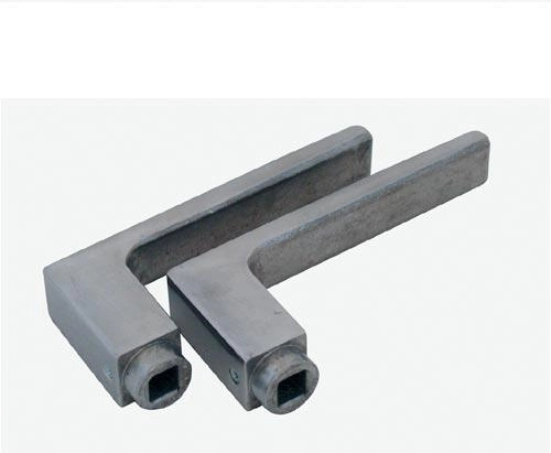 Korytarzowa klamka drzwiowa z aluminium