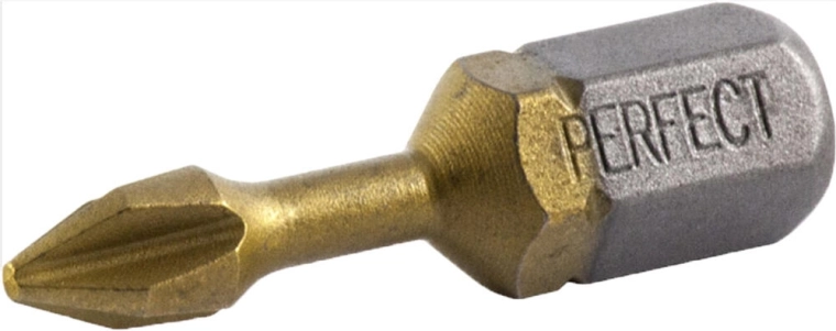Tytanowy bit Phillips PH2 25 mm (2 szt.) Stalco