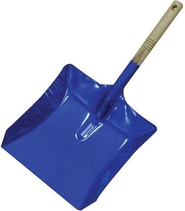 Szufelka do zmiatania z drewnianą rączką