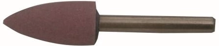 Owalne ścierniwo ogiwalne 16 × 32 mm z trzpieniem 6 mm, ziarnistość 60