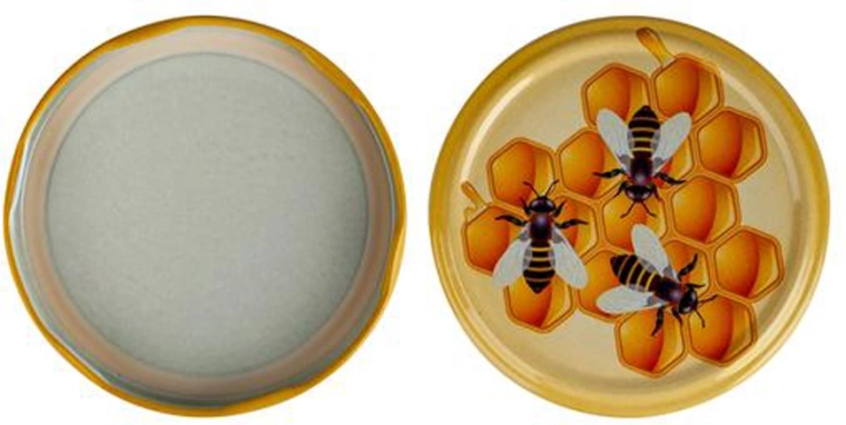 Wieczka Twist do słoików do wekowania 82 mm, pszczółka, 10 szt.