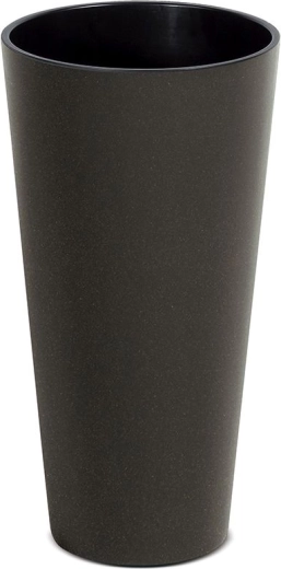 Doniczka Tubus Slim Eco Wood 25 cm – kawa