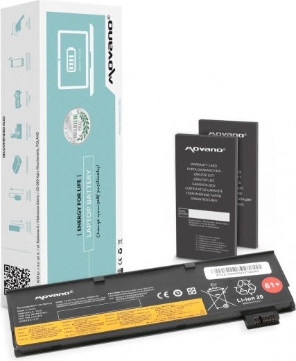 Bateria Movano do Lenovo ThinkPad T470 i T570 4400 mAh (47 Wh)