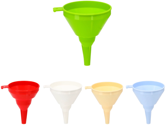Mały plastikowy kuchenny lejek 8 cm FLORENTYNA