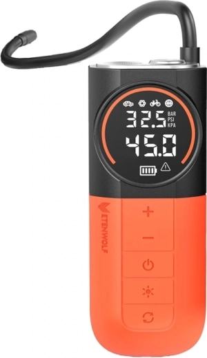 Bezprzewodowy kompresor samochodowy Etenwolf S1 z akumulatorem 5200 mAh
