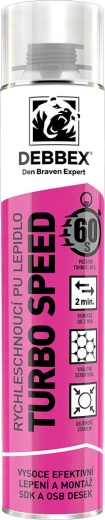 Montażowa pianka PU Turbo Speed 750 ml – szybkoschnąca
