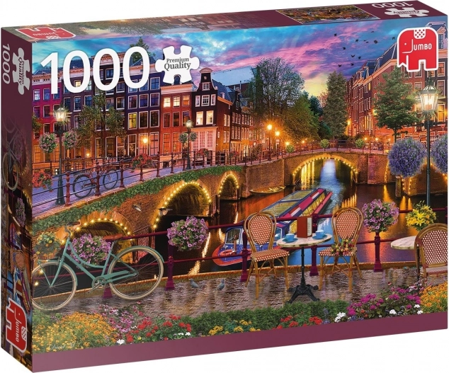 JUMBO puzzle kanały wodne w Amsterdamie – 1000 elementów