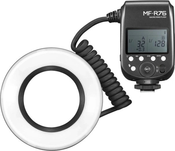 Godox MF-R76 makro pierścieniowa lampa błyskowa