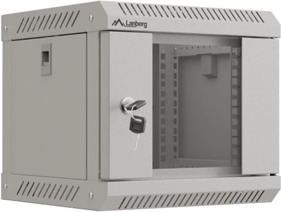 Nadziewana szafa rackowa 10 cali 4U 300x300 szara