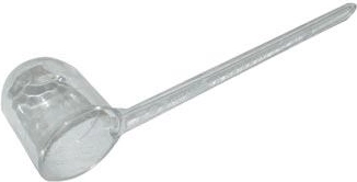 Miarka do kawy z przezroczystego plastiku