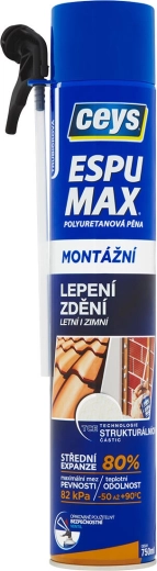 Montażowa i klejąca pianka PU 750 ml CEYS