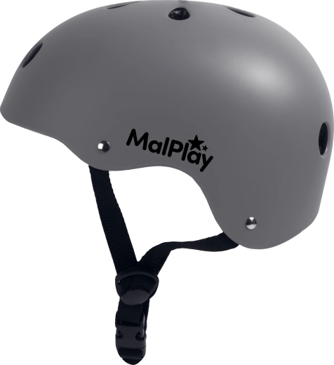 dziecięcy kask rowerowy SafeKiddo szary (S, 48–54 cm)