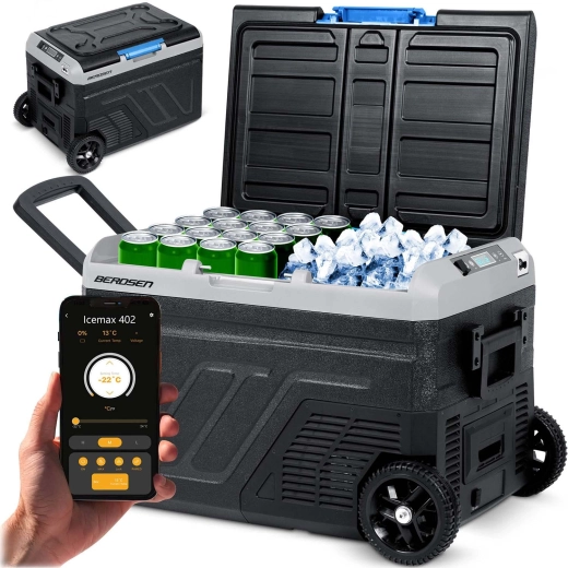 Berdsen Icemax 402 przenośna kompresorowa lodówka samochodowa 40 l czarna