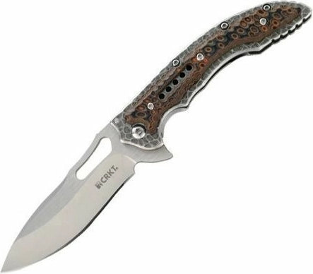 CRKT Fossil Compact Brown nóż składany 8,7 cm