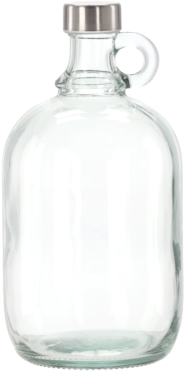 Szklany gąsiorek z uchem 3 l z zakręcanym zamknięciem