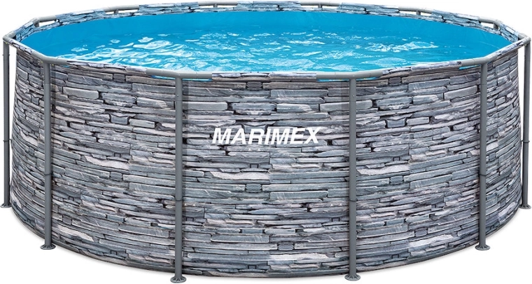 Basen naziemny Marimex Florida 3,66 × 1,22 m bez akcesoriów, motyw kamienia