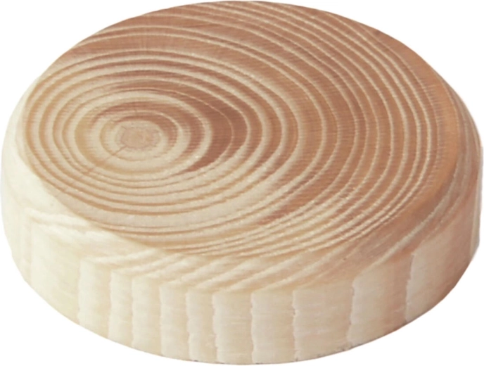 Drewniane zatyczki z sęków 40 × 7 mm, 8 szt.