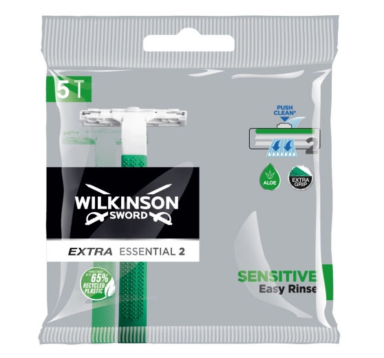 Wilkinson Extra 2 Sensitive jednorazowe maszynki do golenia 5 szt.