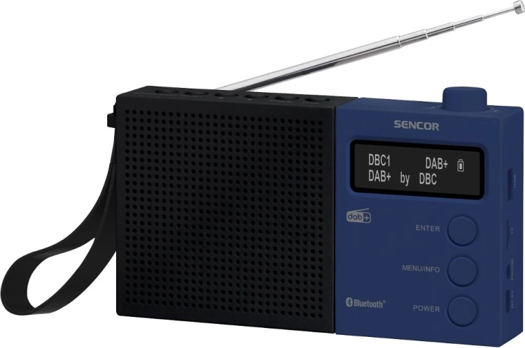 Radio cyfrowe Sencor SRD 7760BB z DAB+, Bluetooth i USB