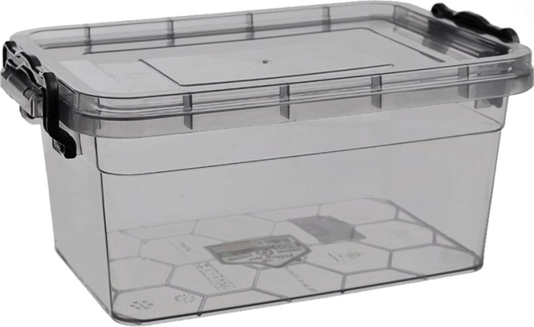 Niski prostokątny pojemnik Grey Multi 1,75 l