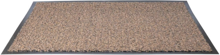 Zewnętrzna mata czyszcząca z gumy i polipropylenu 60 × 90 cm, melanż miks kolorów