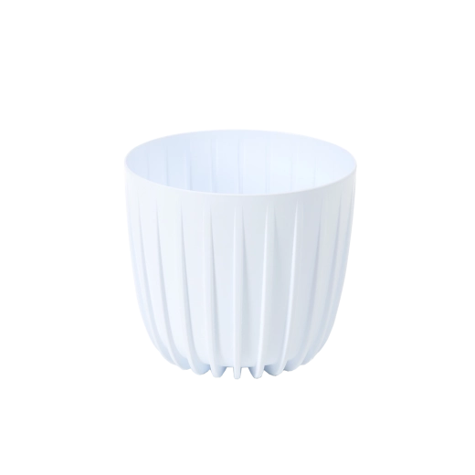 Niski doniczka Mira 160 biała
