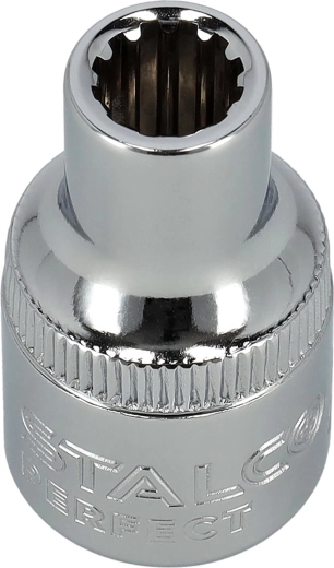 Stalco nasadka spline 1/2" 14 mm, 12-kątna, CrV