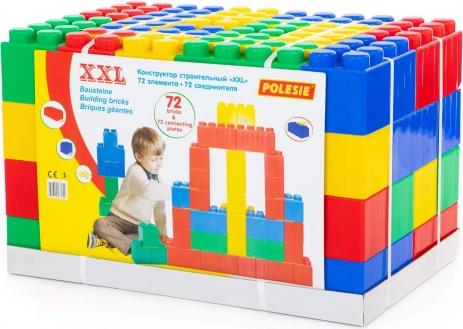 Klocki XXL - 72 elementy