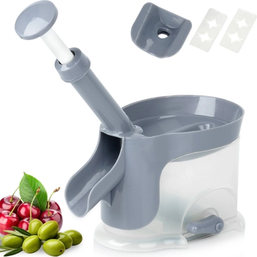 Drylownica do czereśni i oliwek z przyssawką, 20 × 12 × 25 cm