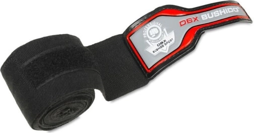 Taśmy bokserskie DBX BUSHIDO Pro – czarne, 4 m