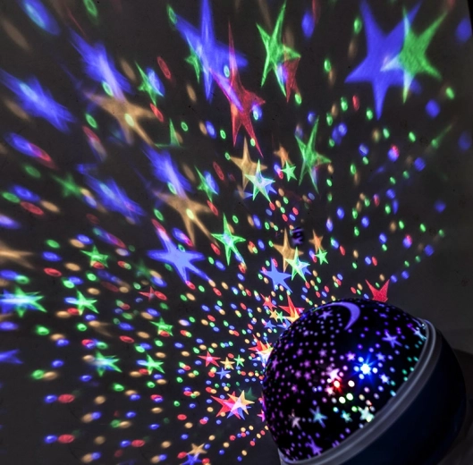 Solight LED kula projekcyjna multicolor z obrotem i 9 trybami