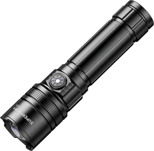 Latarka SUPERFIRE Y25 z diodą laserową, 600 lm i zasięgiem 450 m