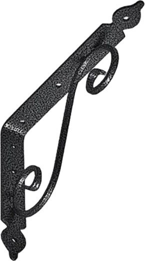 Wspornik konsolowy do półek 240 × 190 mm, czarny