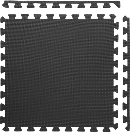 Ochronna mata puzzle ONE Fitness MP10 z pianki EVA, 122 × 122 cm, 10 mm