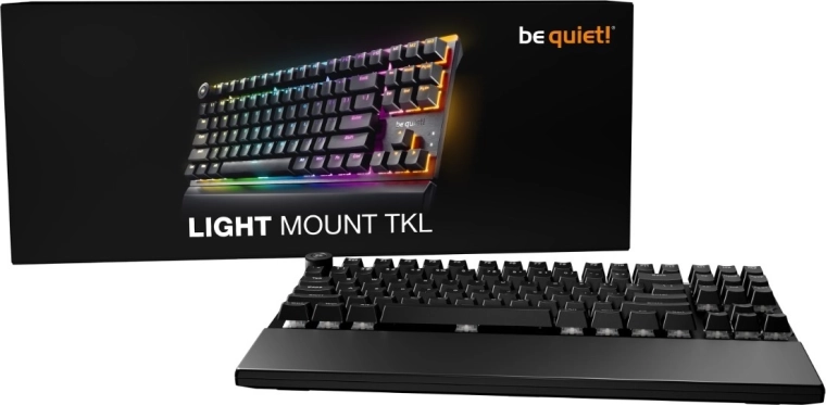Be quiet! Light Mount TKL cicha liniowa klawiatura mechaniczna